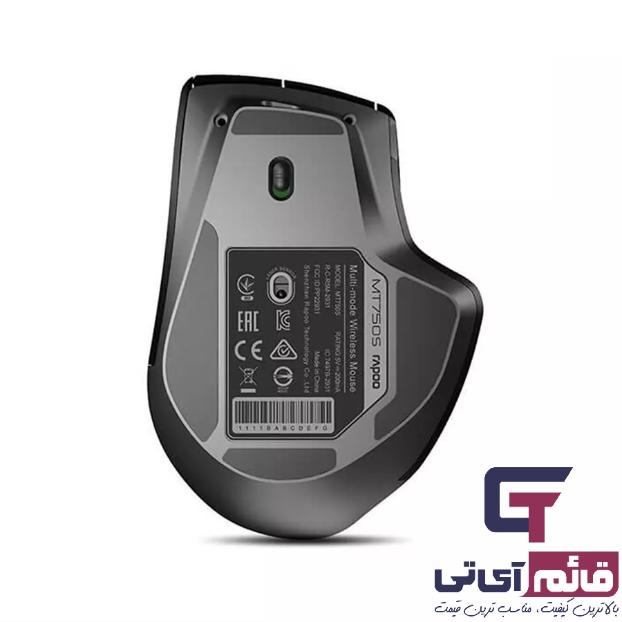 خرید و قیمت ماوس بی سیم رپو مدل Rapoo Wireless Mouse MT750s در قائم آی تی 