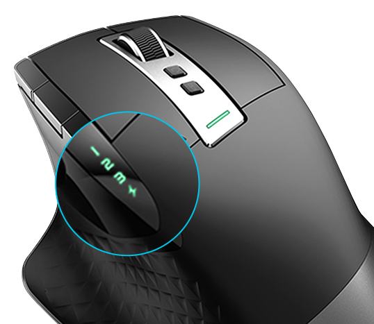 خرید و قیمت ماوس بی سیم رپو مدل Rapoo Wireless Mouse MT750s در قائم آی تی 