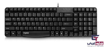 خرید و قیمت کیبورد با سیم رپو مدل Keyboard Rapoo N2400 USB در قائم آی تی 