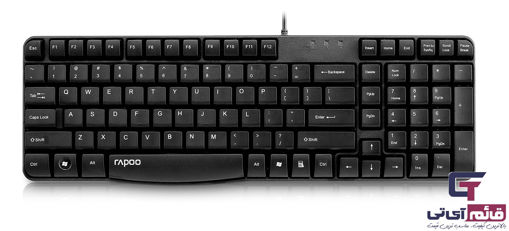 کیبورد با سیم رپو مدل N2400 USB