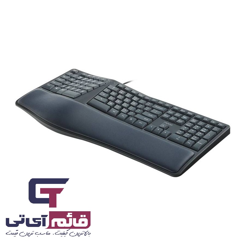 خرید و قیمت کیبورد با سیم رپو مدل Keyboard Rapoo NK8800 USB در قائم آی تی 