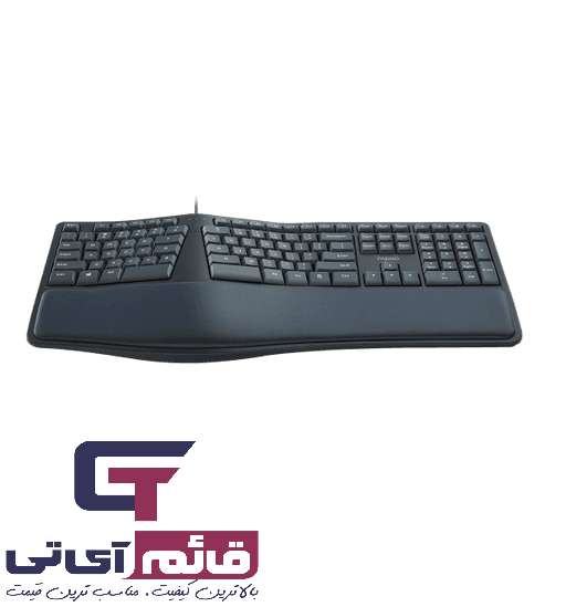 خرید و قیمت کیبورد با سیم رپو مدل Keyboard Rapoo NK8800 USB در قائم آی تی 