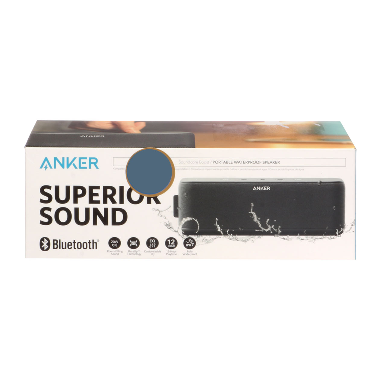 خرید و قیمت اسپیکر بلوتوثی قابل حمل انکر مدل Anker SoundCore Boost A3145013 در قائم آی تی 