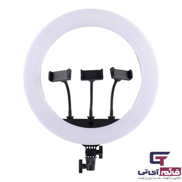 خرید و قیمت رینگ لایت 43 سانتی متری مدل Ring Light HQ18N 55W 