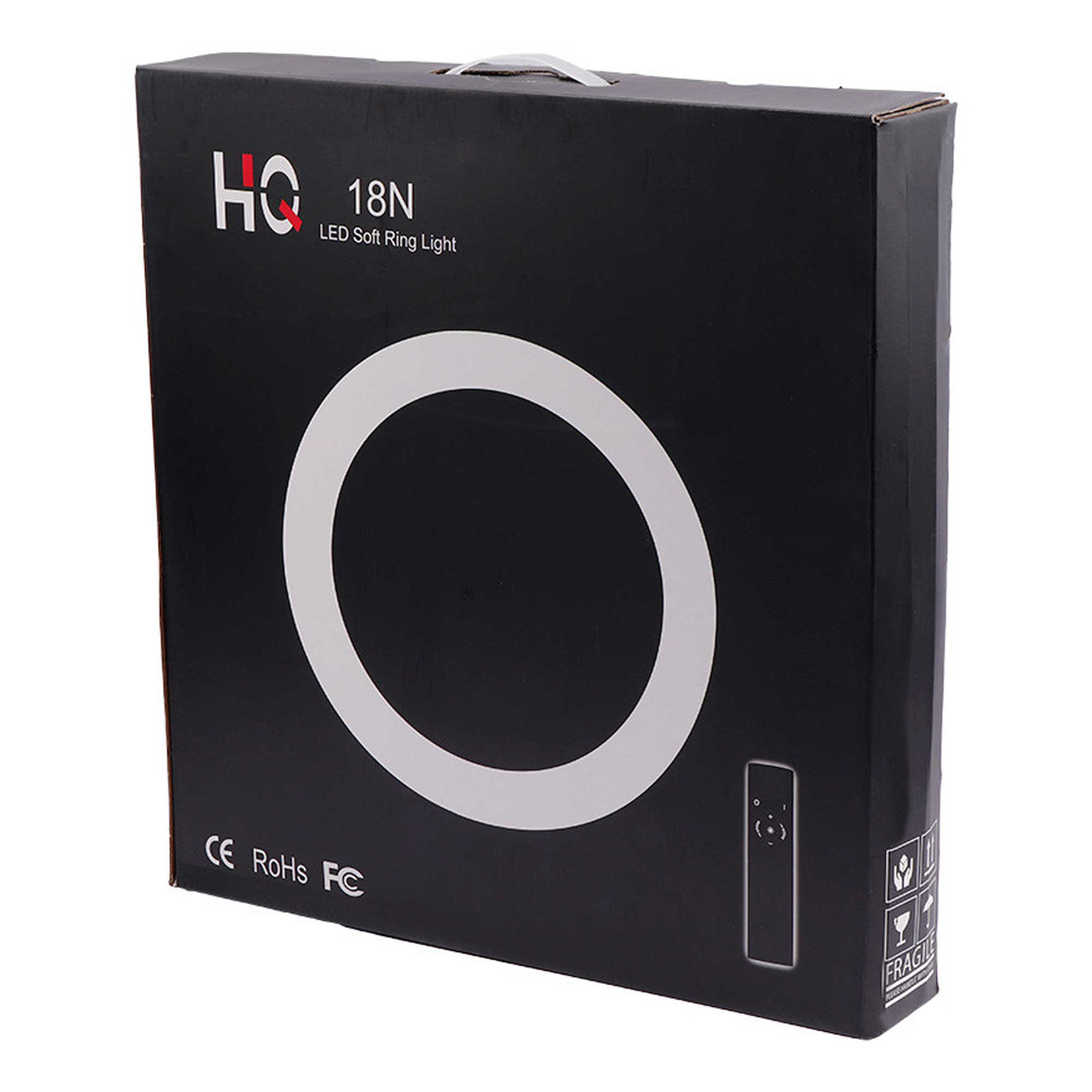 خرید و قیمت رینگ لایت 43 سانتی متری مدل Ring Light HQ18N 55W 