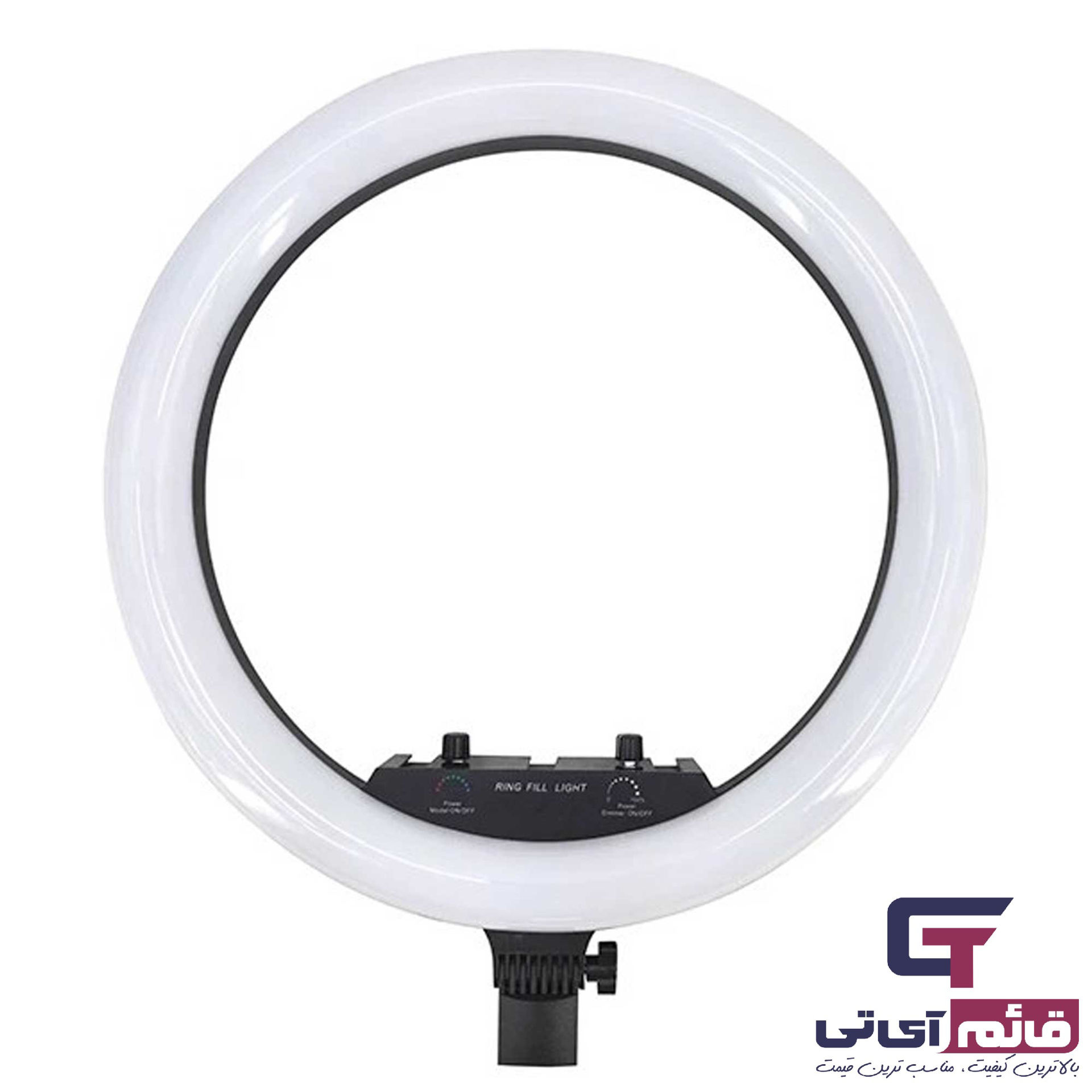خرید و قیمت رینگ لایت 46 سانتی متری مدل Ring Light MJ18 RGB در قائم آی تی 