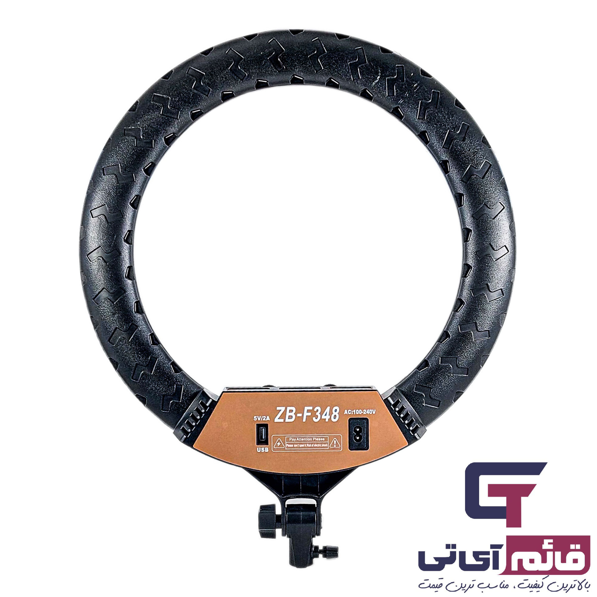 خرید و قیمت رینگ لایت 44 سانتی متری مدل Ring Light F348 در قائم آی تی 