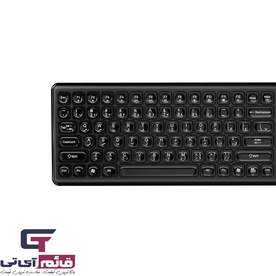 خرید و قیمت کیبورد بی سیم تسکو مدل TSCO TK 7005W در قائم آی تی 