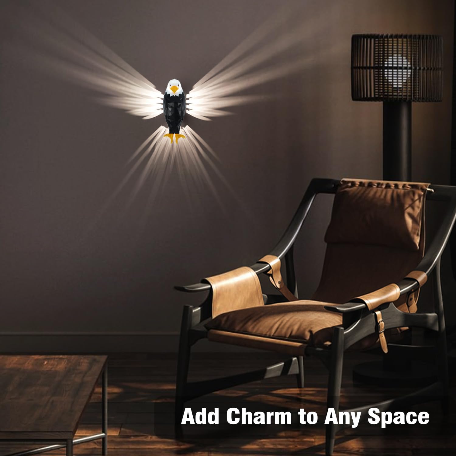 خرید و قیمت چراغ دیواری طرح عقاب مدل CHamese Bald Eagle Wall Light در قائم آی تی 