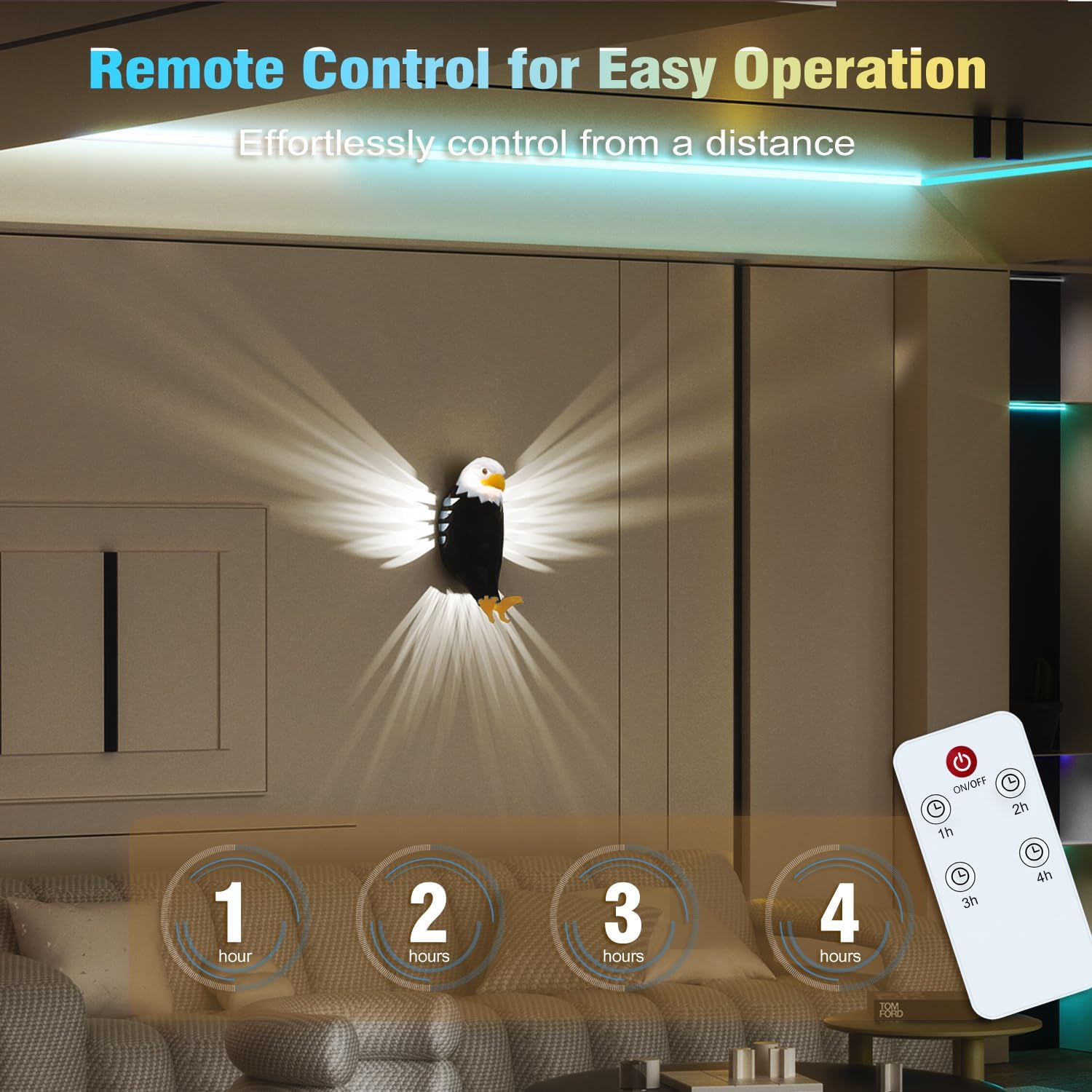 خرید و قیمت چراغ دیواری طرح عقاب مدل CHamese Bald Eagle Wall Light در قائم آی تی 