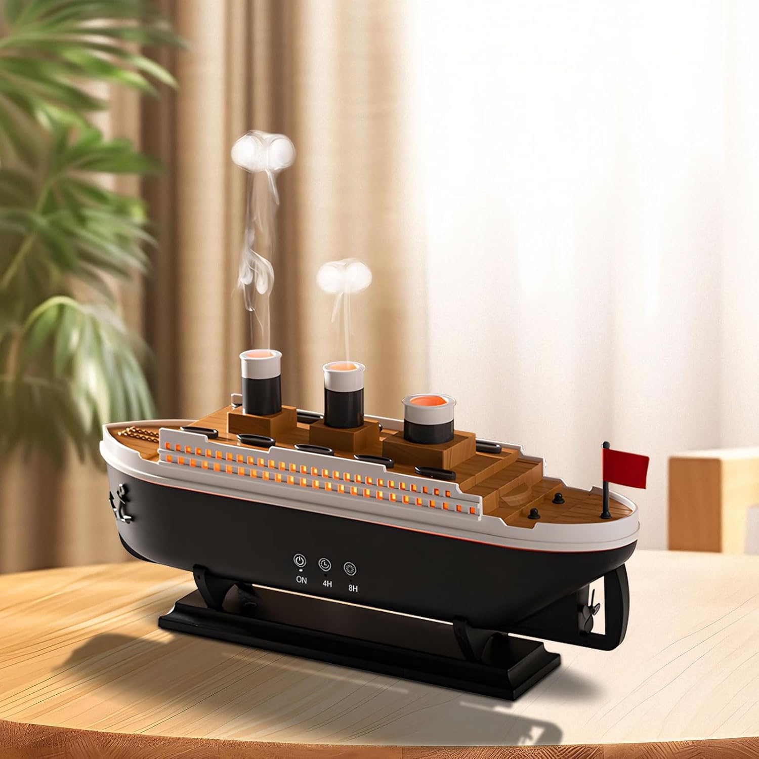 دستگاه بخور سرد طرح کشتی تایتانیک مدل JellyFish Aroma Diffuser
