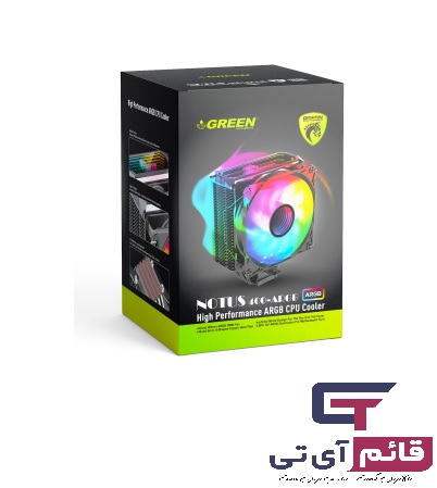 خنک کننده بادی پردازنده گرین مدل Green Notus 400-ARGB