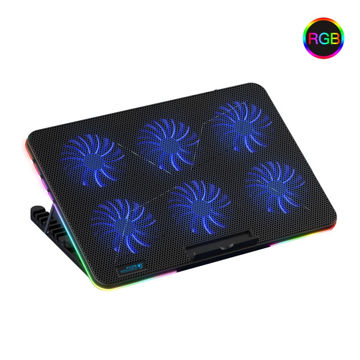 پایه خنک کننده لپ تاپ کول کلد مدل CoolCold F5-RGB