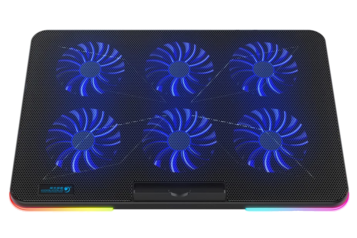 پایه خنک کننده لپ تاپ کول کلد مدل CoolCold F5-RGB